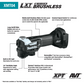 Makita XMT04R1B 18V LXT® Lithium‑Ion Sub‑Compact Brushless Cordless StarlockMax® Oscillating Multi‑Tool Kit (2.0Ah)