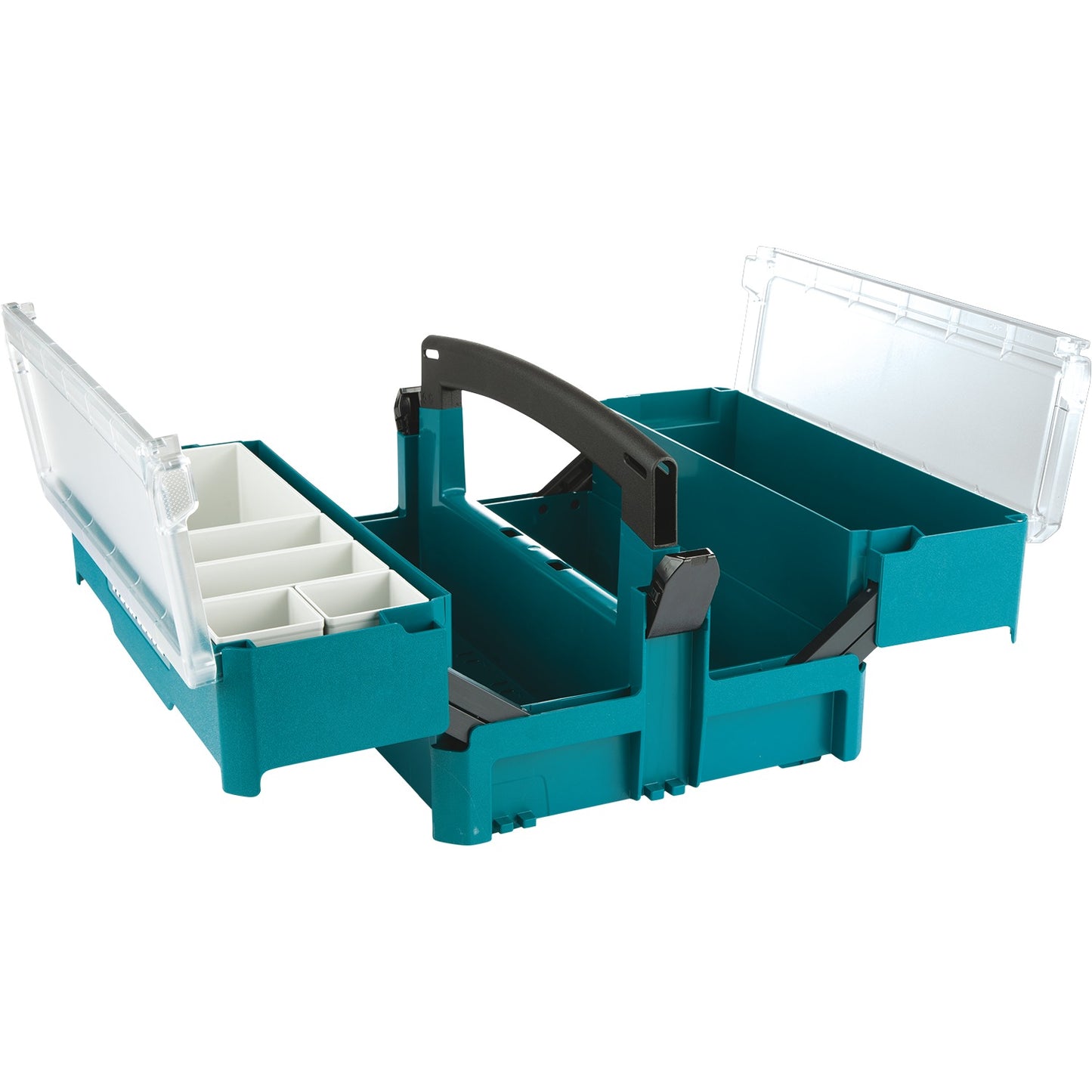 Makita P-84137 MAKPAC Interlocking Storage Box with Inserts, 6‑1/2" x 15‑1/4" x 11‑5/8"
