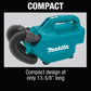 Makita LC09Z 12V max CXT® Lithium‑Ion Cordless Vacuum, Tool Only