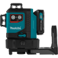 Makita SK700DNAJ 12V max CXT® Lithium‑Ion Cordless Self‑Leveling 360° 3‑Plane Red Laser Kit (2.0Ah)