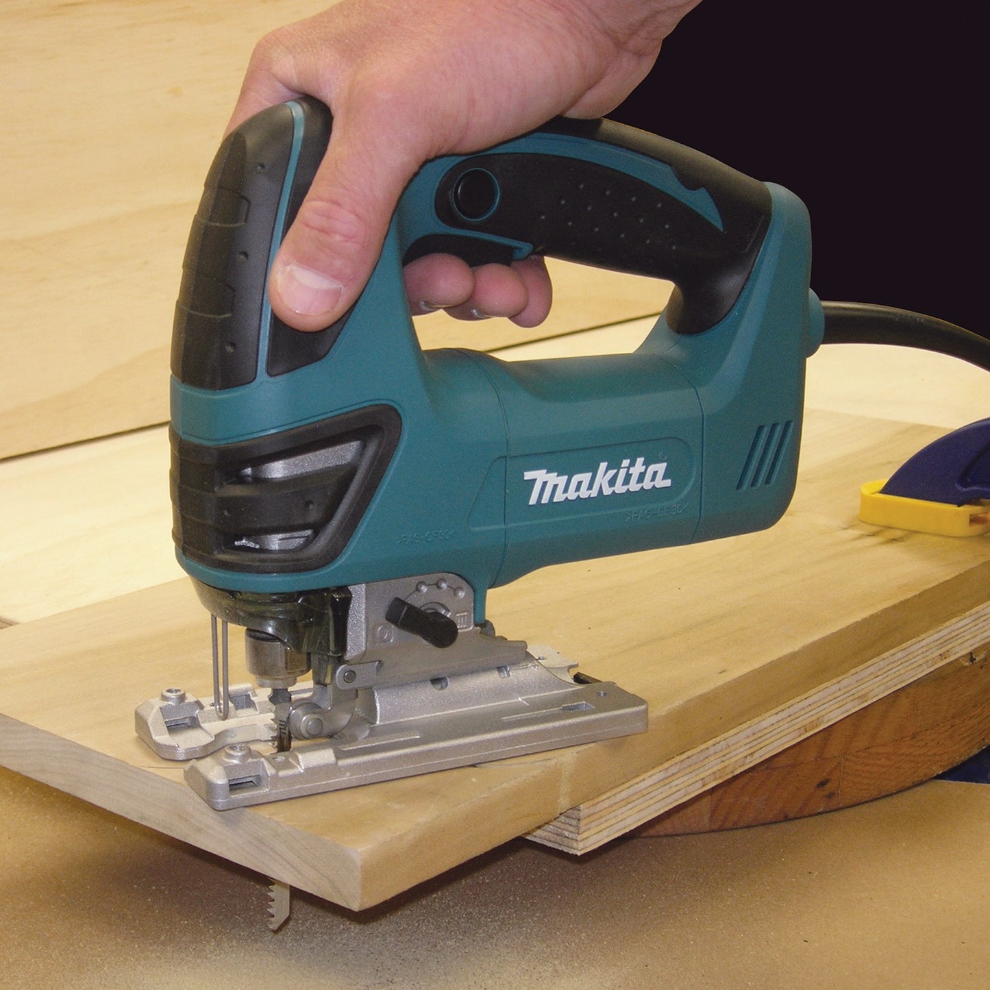 Makita 4350FCT Top Handle Jig Saw, with "Tool‑less" Blade Change