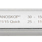 Stahlwille 50204015 721/15 QUICK Torque Wrench Standard Manoskop® With Fixed Ratchet