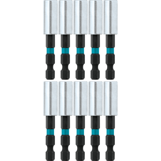 Makita A-96936 ImpactX™ 2‑3/8″ Magnetic Insert Bit Holder, 10/pk, Bulk