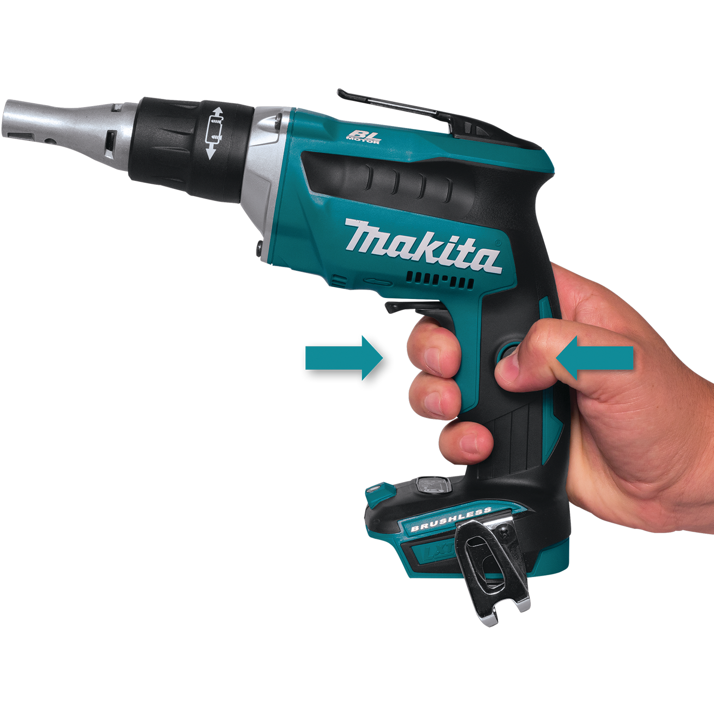 Makita XT255TX2 18V LXT® Lithium‑Ion Cordless 2‑Pc. Combo Kit with Collated Autofeed Screwdriver Magazine (5.0Ah)