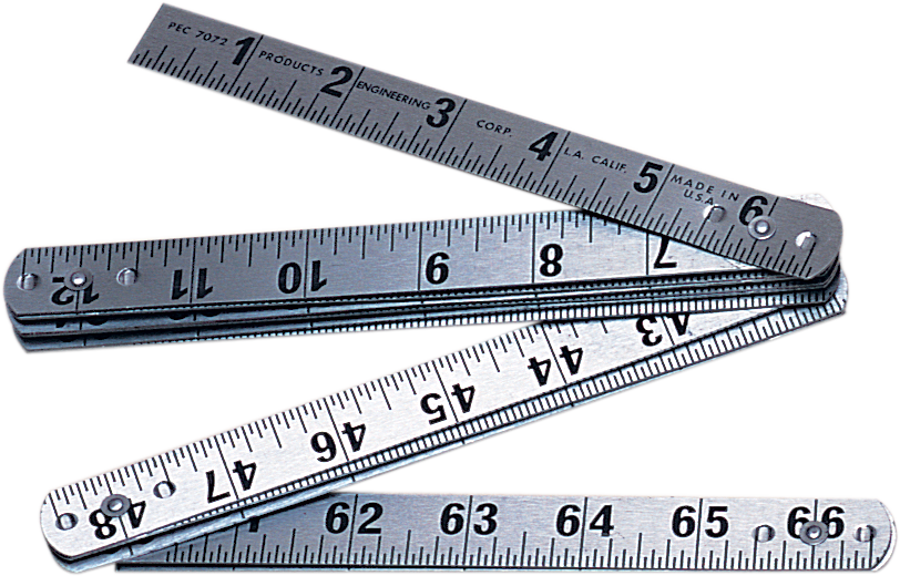 PEC Tools 7072 6² Steel Folding Rule