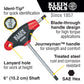 Klein Tools JTH610E 10 Pc 6" Sae Journeymant-Handle Set W/ Stand