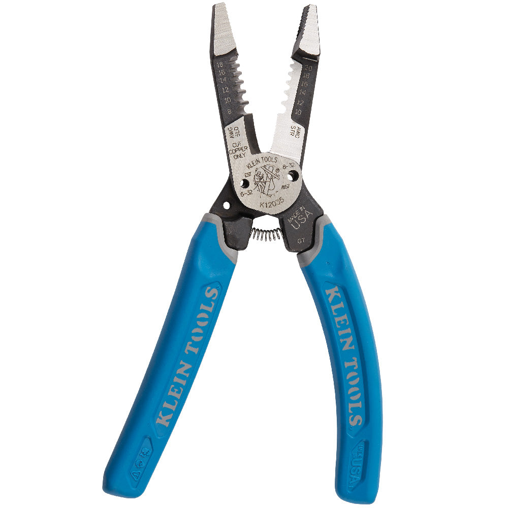 Klein Tools K12035 Klein Tools Klein-Kurve® Heavy-Duty Wire Strippers/Shear Cutters