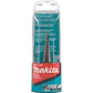 Makita 711492-A 1/8" ‑ 1/2" H.S.S. Step Drill Bit, 1/4" Hex Shank