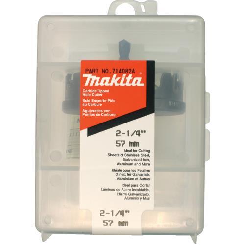 Makita 714082-A 2‑1/4" Carbide‑Tipped Hole Saw