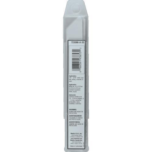 Makita 723066-A-25 6" Metal Cutting Recipro Saw Blade, 18TPI, 25/pk