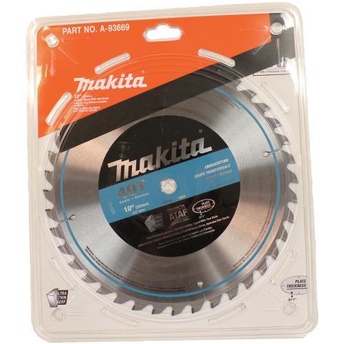 Makita A-93669 10" 40T Micro‑Polished Miter Saw Blade