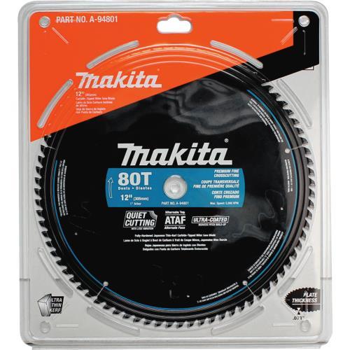 Makita A-94801 12" 80T Ultra‑Coated Miter Saw Blade