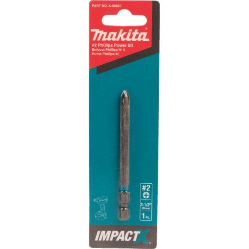 Makita A-96827 ImpactX™ #2 Phillips 3‑1/2″ Power Bit