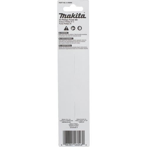 Makita A-96899 ImpactX™ #3 Phillips 6″ Power Bit