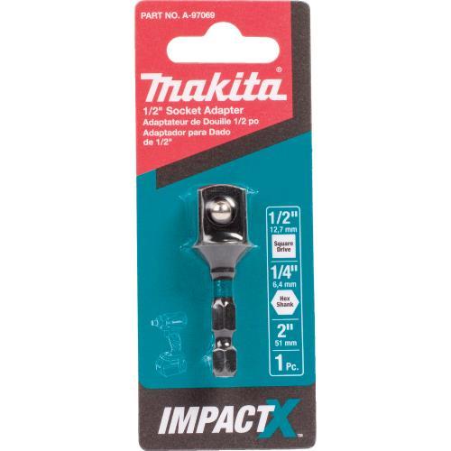 Makita A-97069 ImpactX™ 1/2″ x 2″ Socket Adapter