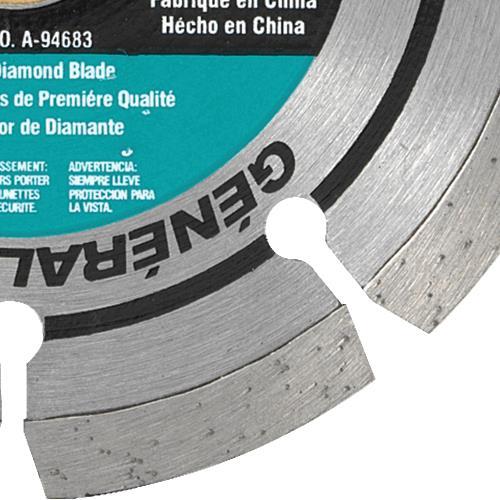 Makita A-97623 4‑1/2" Diamond Blade, Segmented, General Purpose, 2/pk