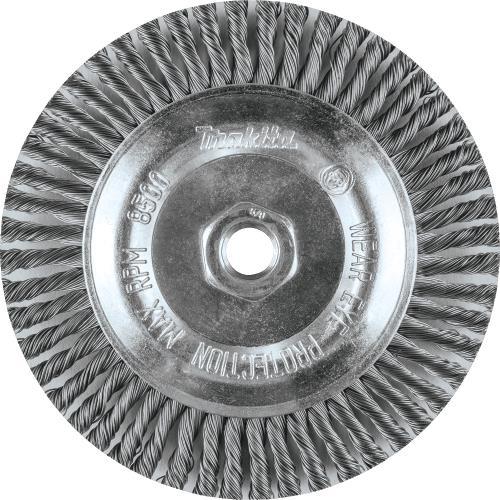 Makita A-98538 6" Stringer Bead Twist Wire Wheel, 5/8"‑11