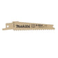 Makita B-20432 4" 6TPI Nail Embedded Wood Cutting Recipro Saw Blade, 5/pk