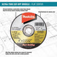 Makita B-46165 5" x .032" x 7/8" Ultra Thin Cut‑Off Wheel, Stainless