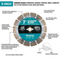 Makita B-69624 7" Diamond Blade, Segmented, General Purpose