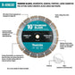 Makita B-69630 10" Diamond Blade, Segmented, General Purpose
