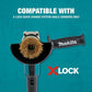 Makita D-72637 X‑LOCK 3" Carbon Steel Crimped Wire Cup Brush