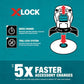 Makita D-72643 X‑LOCK 4‑1/2" Carbon Steel Full Cable Knotted Twist Wire Wheel
