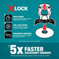 Makita E-00424 X‑LOCK 4‑1/2" x 1/4" x 7/8" Type 27 General Purpose 36 Grit Metal Abrasive Grinding Wheel