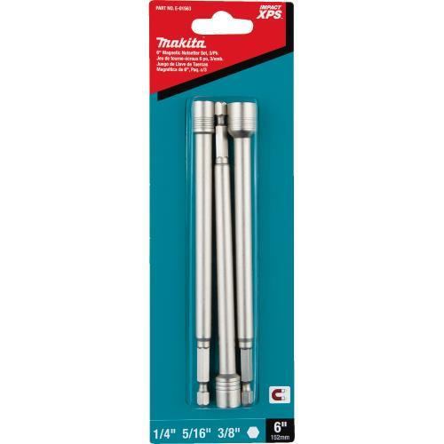 Makita E-01563 Impact XPS® 3 Pc. 6" Magnetic Nutsetter Set