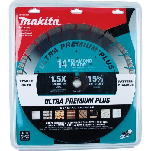 Makita E-02652 14" Ultra‑Premium Plus Diamond Blade, Segmented