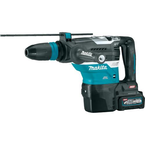 Makita GRH05M1 40V max XGT® Brushless 1‑9/16" SDS‑MAX AVT® Rotary Hammer Kit, AFT®, AWS® Capable (4.0Ah)