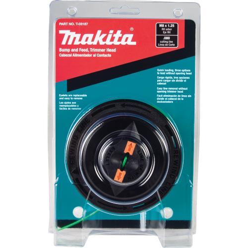 Makita T-03187 Bump & Feed Trimmer Head, M8 x 1.25 RH