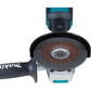 Makita XAG26Z 18V LXT® Lithium‑Ion Brushless Cordless 4‑1/2” / 5" Paddle Switch X‑LOCK Angle Grinder, with AFT®, Tool Only