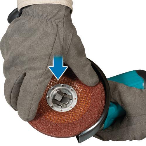 Makita XAG26Z 18V LXT® Lithium‑Ion Brushless Cordless 4‑1/2” / 5" Paddle Switch X‑LOCK Angle Grinder, with AFT®, Tool Only