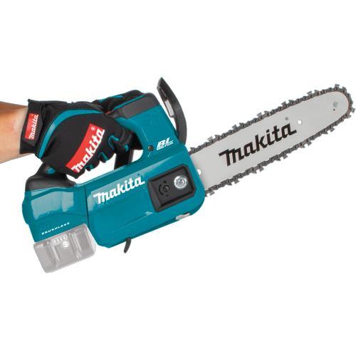 Makita XCU06Z 18V LXT® Lithium‑Ion Brushless Cordless 10" Top Handle Chain Saw, Tool Only