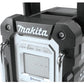 Makita XRM06B 18V LXT® / 12V max CXT® Lithium‑Ion Cordless/Corded Bluetooth® Job Site Radio, Tool Only