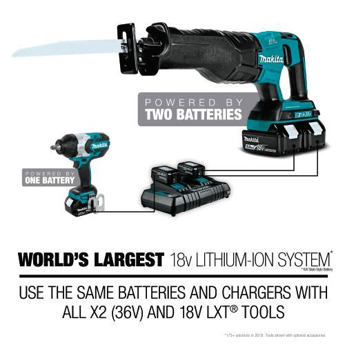 Makita XRM06B 18V LXT® / 12V max CXT® Lithium‑Ion Cordless/Corded Bluetooth® Job Site Radio, Tool Only