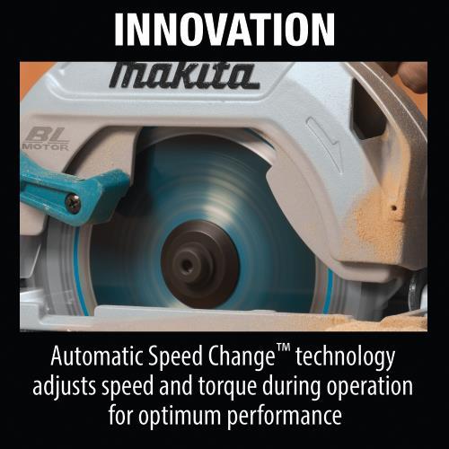 Makita XSH03Z 18V LXT® Lithium‑Ion Brushless Cordless 6‑1/2" Circular Saw, Tool Only