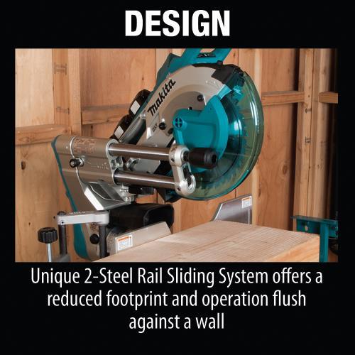 Makita XSL06PM 36V (18V X2) LXT® Brushless 10" Dual‑Bevel Sliding Compound Miter Saw with Laser Kit (4.0Ah)