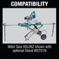 Makita XSL06PM 36V (18V X2) LXT® Brushless 10" Dual‑Bevel Sliding Compound Miter Saw with Laser Kit (4.0Ah)