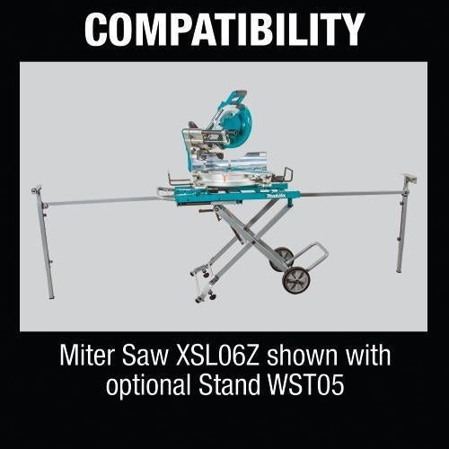 Makita XSL06PM 36V (18V X2) LXT® Brushless 10" Dual‑Bevel Sliding Compound Miter Saw with Laser Kit (4.0Ah)