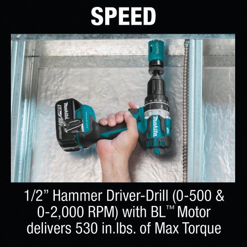 Makita XT269T 18V LXT® Lithium‑Ion Brushless Cordless 2‑Pc. Combo Kit (5.0Ah)