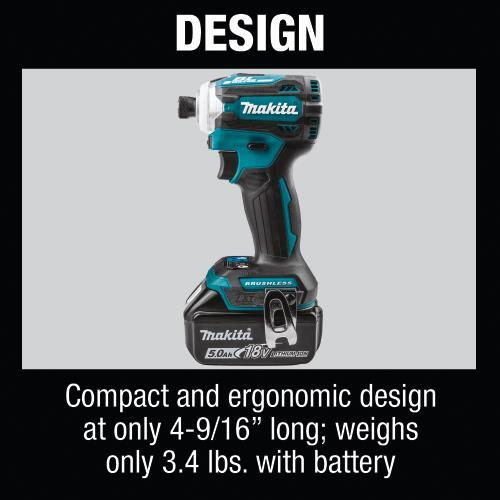 Makita XT288T 18V LXT® Lithium‑Ion Brushless Cordless 2‑Pc. Combo Kit (5.0Ah)