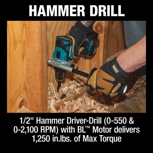 Makita XT288T 18V LXT® Lithium‑Ion Brushless Cordless 2‑Pc. Combo Kit (5.0Ah)