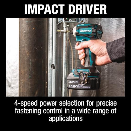 Makita XT288T 18V LXT® Lithium‑Ion Brushless Cordless 2‑Pc. Combo Kit (5.0Ah)