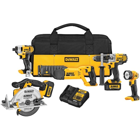 Dewalt DCK592L2 20V Max* Premium 5-Tool Combo Kits