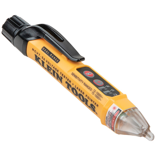 Klein Tools NCVT-5A Non-Contact Voltage Tester Pen, Dual Range, With Laser Pointer