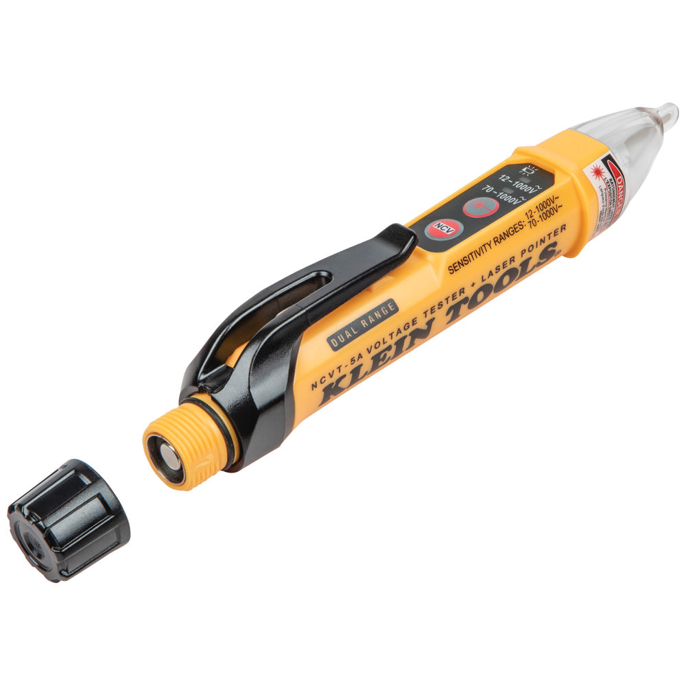 Klein Tools NCVT-5A Non-Contact Voltage Tester Pen, Dual Range, With Laser Pointer