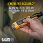 Klein Tools NCVT-6 Non-Contact Voltage Tester Pen, 12-1000V AC, with Laser Distance Meter