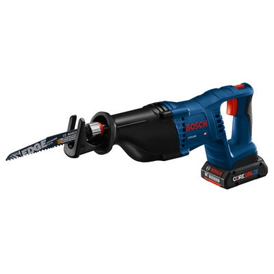 Bosch CRS180-B15 18V 1-1/8 In. D-Handle Reciprocating Saw Kit With (1) Core18V 4.0 Ah Compact Battery